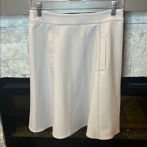 Reiss dark cream Asymmetrical A-Line Skirt size 10